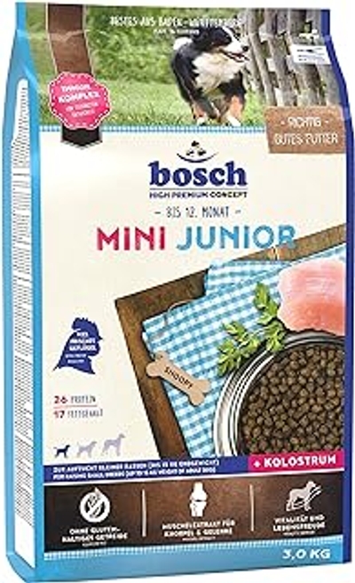 Bosch HPC Mini Junior, Hondenvoer Voor Kleine Rassen, Droog, 3 kg - hondenbrokken