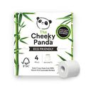Cheeky Panda 3-laags toiletpapier - 4 rollen