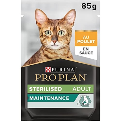 Pro Plan kat Nutri Savour Gesteriliseerde kip 24 x 85 gr - natvoer katten
