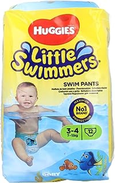Huggies Little Swimmers  zwemluiers maat 3-4 & zwemluiers maat 5-6 - 12 stuks