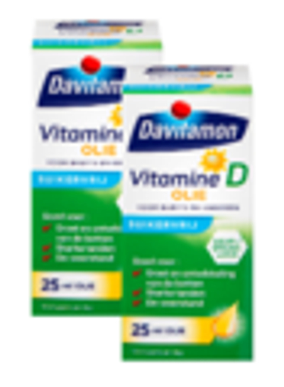 Davitamon Vitamine D Olie Multiverpakking 2x25 ml