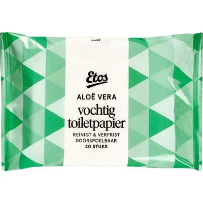 Etos vochtig toiletpapier - 40 doekjes
