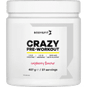 Body & Fit Crazy Pre Workout Poeder Raspberry - 37 scoops