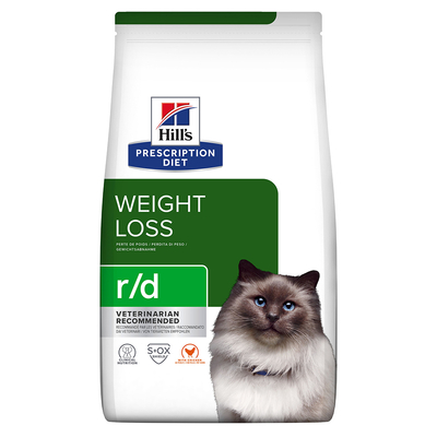 1.5kg Feline R/D Weight Reduction met Kip Hill's Prescription Diet Kattenvoer - kattenbrokken