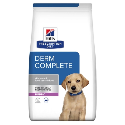 2x 4kg Hill's Prescription Diet Puppy Derm Complete - hondenbrokken