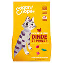 2x2kg Adult Kip en Kalkoen Graanvrij Edgard & Cooper Kattenvoer - kattenbrokken