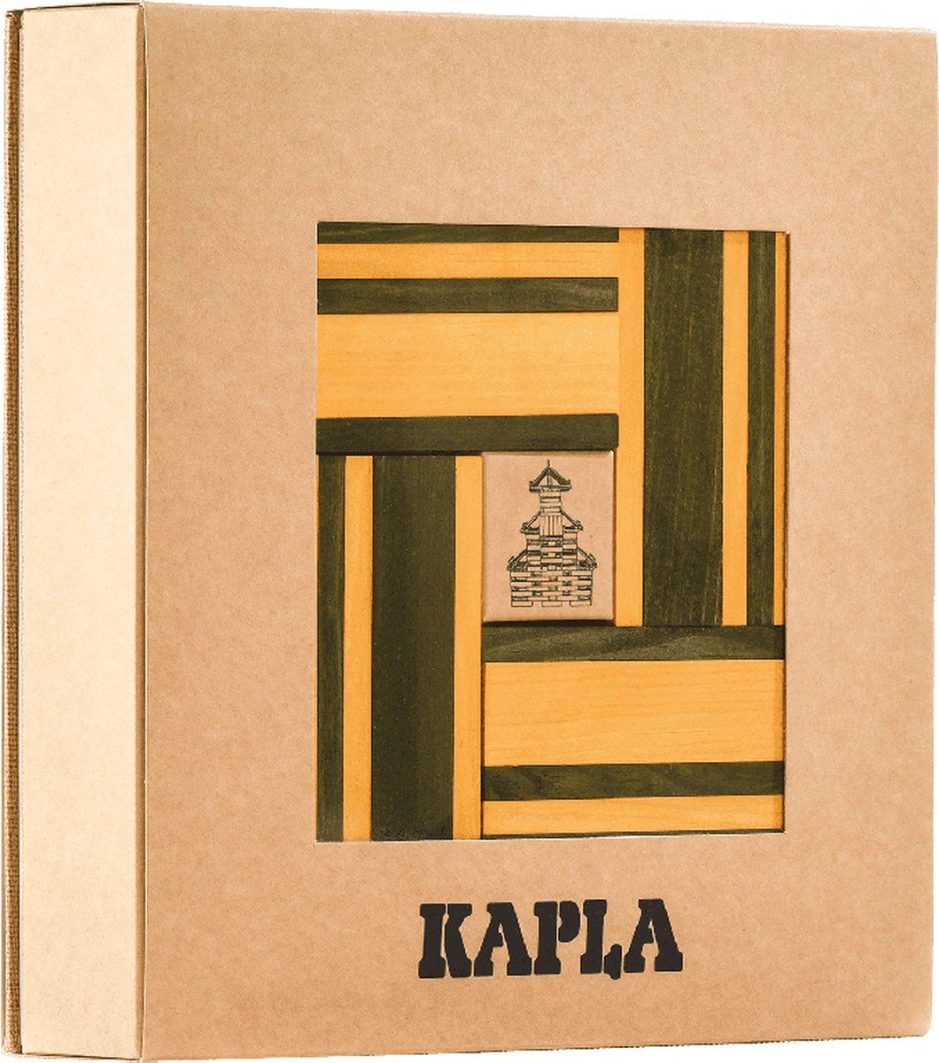kapla-kapla-kleur-constructiespeelgoed-groen-geel-40-plankjes