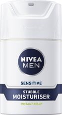 NIVEA MEN Sensitive Stubble Moisturizer - Dagcrème - Gevoelige huid - Met kamille en hamamelis - 50 ml