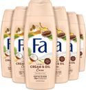 Fa Cream&Oil Cacaobutter & Coco Oil - Douchegel  - 6 x 250 ml