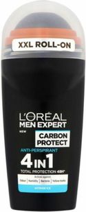 L'Oréal Paris Men Expert Deodorant roller carbon protect 5in1 - 6 x 50 ml - voordeelverpakking