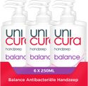 Unicura Balans Antibacteriële Vloeibare Handzeep - 6 x 250 ml 