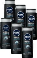 NIVEA MEN Rock Salts - 6x 500 ML  - Douchegel