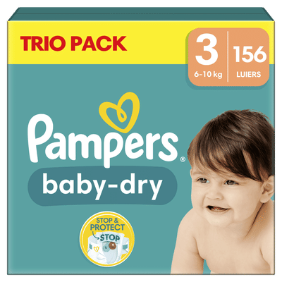 Pampers Baby Dry  luiers maat 3 - 156 stuks