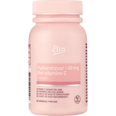Etos Hyaluronzuur Vitamine C Capsule 60 MG