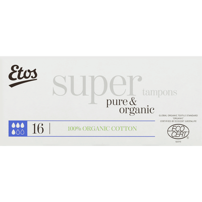 Etos Tampons Pure & Organic Super - 16 stuks