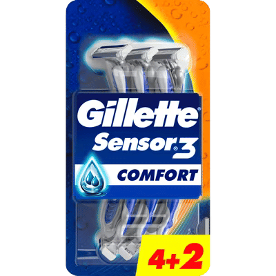 Gillette Sensor 3 wegwerpmesjes - 6 stuks