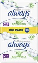 Always Cotton Protection Ultra Long (maat 2) - Maandverband Met Vleugels - Voordeelbox 54 Stuks
