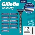 Gillette Mach 3 scheersystemen - 12 stuks