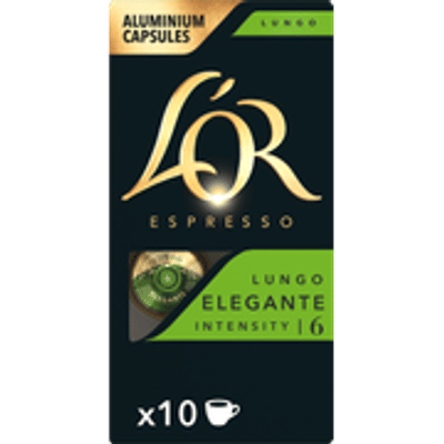 L'OR Lungo Elegante Koffiecups 10 stuks