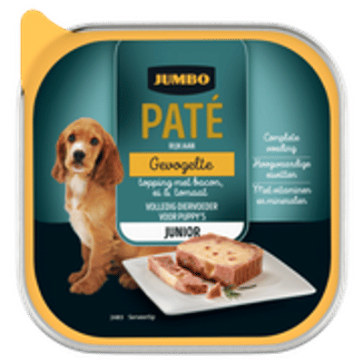Jumbo Hond Paté met Gevogelte Junior 150g - natvoer honden