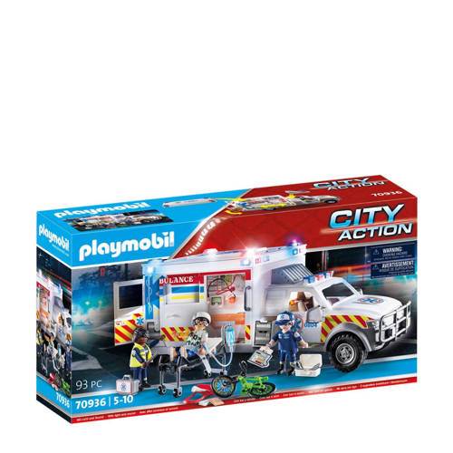 Playmobil City Action Reddingsvoertuig: US Ambulance 70936