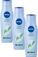 NIVEA 2-in-1 Care Express Shampoo & Conditioner - 6 x 250 ml 