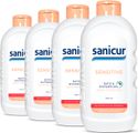 Sanicur Sensitive Bad en Douchegel - 4x 1000ml 