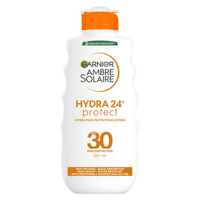 Garnier Ambre Solaire Hydra 24 Zonnebrandmelk SPF 30 - 2 x 200 ml