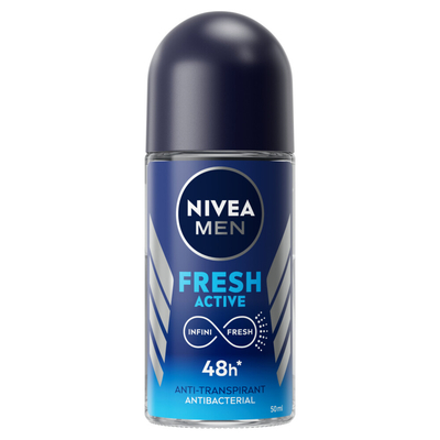3x Nivea Men Deodorant Roller Fresh Active 50 ml