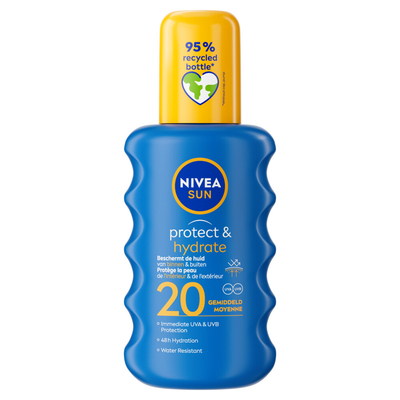 Nivea Sun Protect&Hydrate Zonnespray SPF20 - 3 x 200 ml