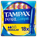 8x Tampax Pearl Compak Regular Tampons Met Inbrenghuls 18 stuks