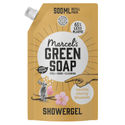 6x Marcel's Green Soap Shower Gel Navulling Vanille&Kersenbloesem 500 ml