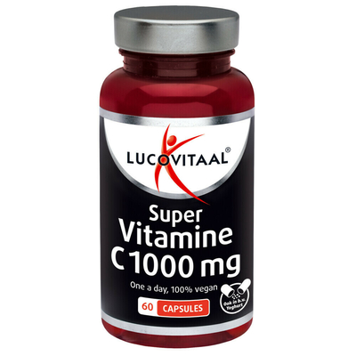 3x Lucovitaal Super Vitamine C 1000mg Vegan 60 Capsules