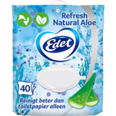Edet vochtig toiletpapier - 40 doekjes