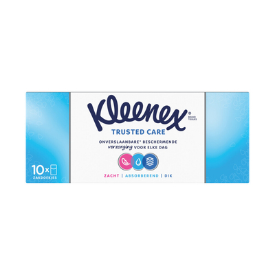 Kleenex Trusted Care zakdoekjes - 10 doekjes