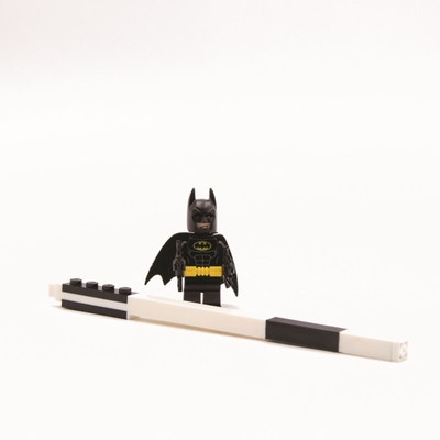 LEGO Gelpen zwart met Batman minifiguur