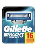 Gillette Mach 3 Turbo scheermesjes - 16 stuks