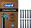 Oral-B CrossAction Black  opzetborstels - 10 stuks