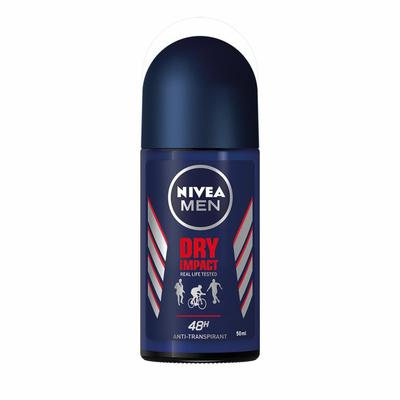 3x Nivea Men Deodorant Roller Dry Impact 50 ml