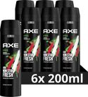 Axe deodorant bodyspray Africa - 6 x 200 ml