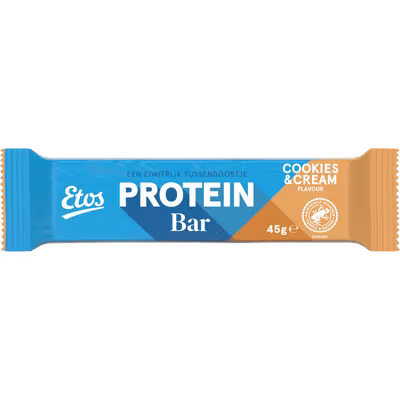 Etos Protein Bar Cookies & Cream - 1 reep