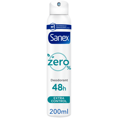 Sanex Zero% Extra Control Aerosol Deodorant Spray 200 ML