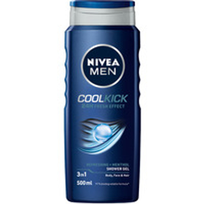 Nivea Men cool kick shower gel Deodorant 0,5 l