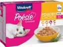 Vitakraft Poesie Classique - Katten Natvoer Gelei - Gevogelte - 12 x 85 gram natvoer katten