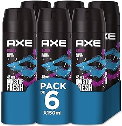 Axe Marine Rock Deodorant, 6 x 150 ml
