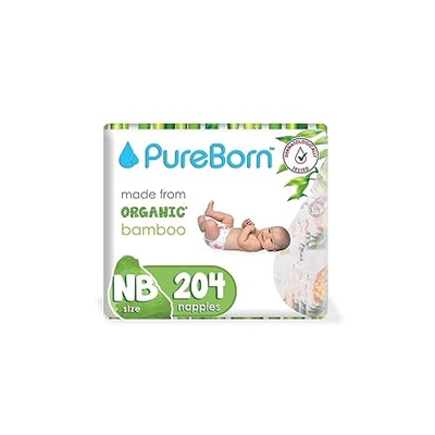 PureBorn  luiers maat 1 - 204 stuks