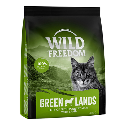 400g Adult "Green Lands" Lam Wild Freedom Kattenvoer - kattenbrokken