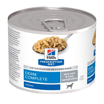 Hill’s Prescription Diet Canine Derm Complete - 12 x 200 g - natvoer honden