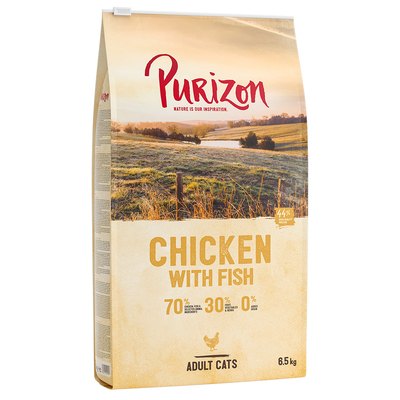 2x6.5kg Adult Kip met Vis Purizon Kattenvoer - kattenbrokken