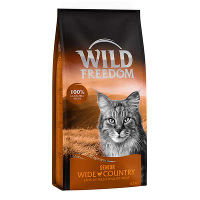2x6.5kg Wild Freedom Senior Wide Country Gevogelte Kattenvoer droog - kattenbrokken